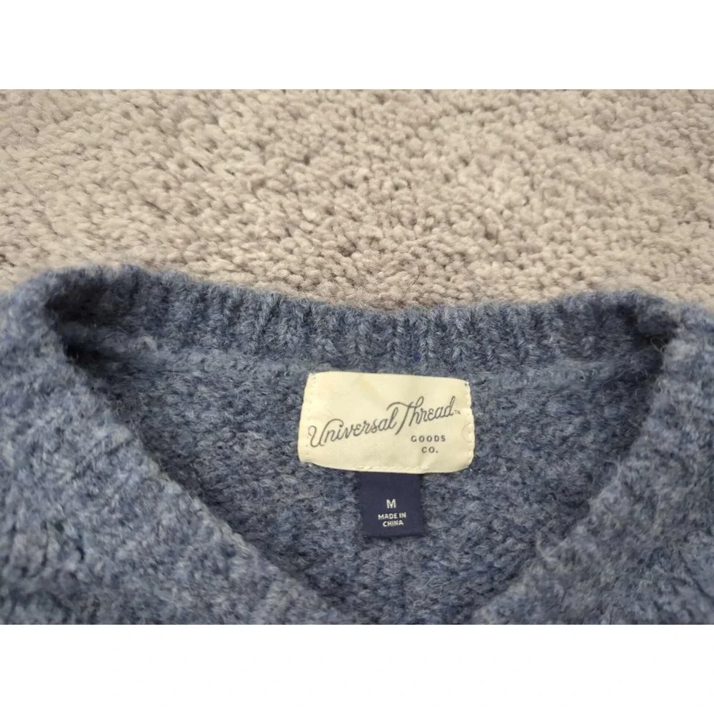 Universal Thread Sweater Womens M Balloon Sleeve Knit Pullover Soft 9%‎ Alpaca